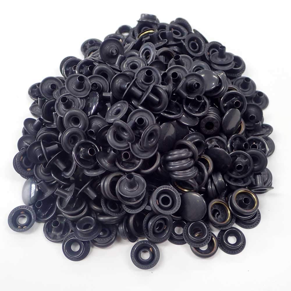 Amazon.co.jp: ジャンパーホック 大 7050 15mm (ダールブラック(炭黒